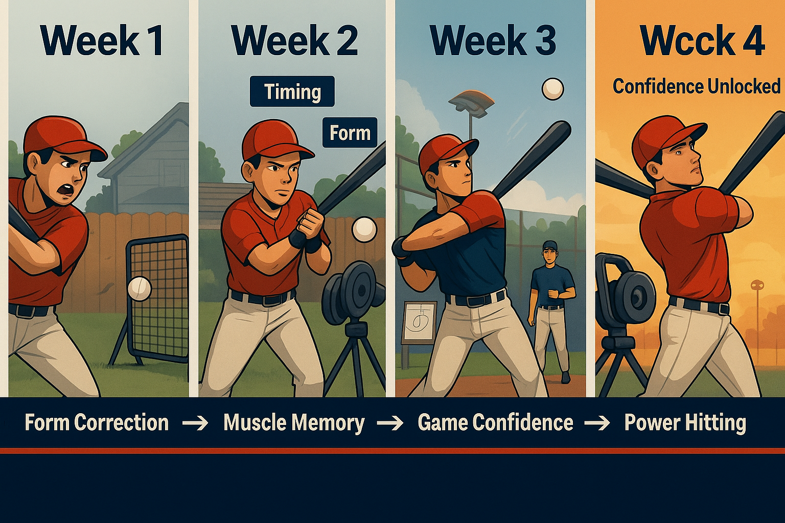 Train With Pitching Machine